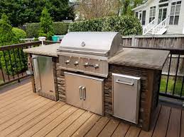 Add even more fun to your backyard living space with a new outdoor kitchen island from best in backyards. Outdoor Kitchen On Deck Easy 5 Part How To