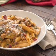 Creamy Chicken Bacon Pasta Recipe Bacon Pasta Recipes Chicken Bacon Pasta Bacon Pasta