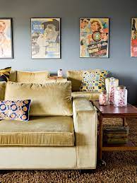 Look at those luxury curtains with yellow edgings one either side of your big screen. Themed Rooms Movie Night Home Decor Home Theater Rooms Interior