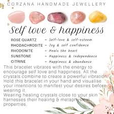 Self Love Bracelet Healing Crystal Bracelet Rose Quartz Love Bracelet Gemstone Gift For Her Amelia In 2020 Crystal Healing Bracelets Spiritual Crystals Meditation Crystals
