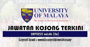 Sekiranya anda, seorang warganegara malaysia yang cukup syarat kelayakan. Jawatan Kosong Di Universiti Malaya Um 29 Mei 2019 Banyak Jawatan
