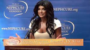 I will go anywhere at any time to raise awareness and funds to help find a cure for matthew and others with. Teresa Giudice Presents 60 000 From Celebrity Apprentice To The Nephcure Foundation Youtube