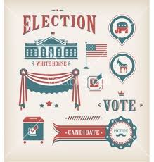 Usa Election Icon Set Vector Image On Vectorstock Icon Set Vector Vintage Icons Business Icons Vector