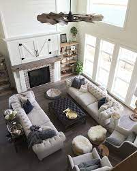 Pin By Brandi Peterson On Cozy Cottage Living Rooms Farm House Living Room Farmhouse Decor Living Room Modern Farmhouse Living Room Decor
