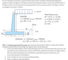Soil bearing and stability 8. You Are Required To Evaluate A Proposed Reinforced Chegg Com