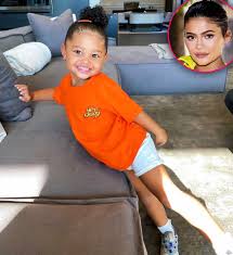 The party started on a surreal note, as guests entered via an inflatable baby head. Stormi Webster Is All Smiles In Mom Kylie Jenner S New Photos