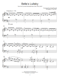 Piano/chords, and instrumental solo in c major. Fred Kern Bella S Lullaby Sheet Music Pdf Notes Chords Alternative Score Educational Piano Download Printable Sku 154170