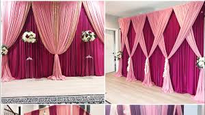 Have a beautiful wedding with these 8 diy wedding decoration ideas! Diy How To Setup A Double Backdrop Testing My New Drape Kit Diy Wedding Decor Youtube