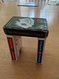 To complete your house of cards, you just need to stack one more triangle atop the structure. My Little Sis Challenged Me To Make A Card House With 3 Full Cards Easiest 5 I Ever Made Funny