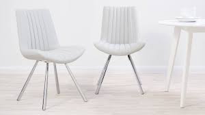 Cool Grey Faux Leather Dining Chairs Danetti Com Faux Leather Dining Chairs Leather Dining Chairs Dining Chairs