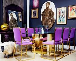 My Favorite Shade Of Purple Purple Dining Chairs Dining Room Design Home Decor Inspiration