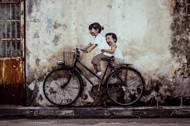 Street Art By Ernest Zacharevic Street Art Urban Painting Amazing Street Art