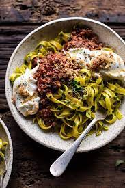 Chorizo Bolognese Pasta With Sourdough Pangrattato Burrata Half Baked Harvest Recipe Gordon Ramsay Recipe Gordon Ramsey Recipes Pasta Dishes