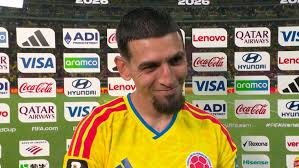 Daniel Muñoz comparte su gol con todo el equipo y toda la afición colombiana