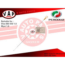 Kadangkala, kebocoran minyak enjin kelihatan hitam atau coklat kerana turut mengangkut sama kotoran dan likatan lain ketika mengalir sepanjang laluan. Perodua Viva 660 850 1 0 Myvi 1 0 Oil Level Gauge 15301 Bz020 Perodua Genuine Parts Oil Stick Penyukat Minyak Hitam Shopee Malaysia