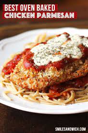 Oven Baked Chicken Parmesan Recipe Recipes Oven Baked Chicken Parmesan Chicken Parmesan Recipes