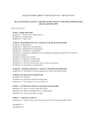 Site safety & health officer tasks and skills. Https Www Ilo Org Dyn Natlex Docs Electronic 87351 99479 F35227943 Mys87351 Pdf