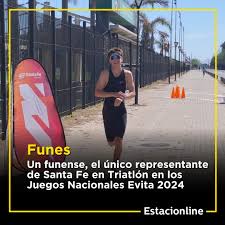 Un funense, el único representante de Santa Fe en Triatlón en los Juegos  Nacionales Evita 2024 Juan Ignacio Azevedo, joven deportista de 14 años y  oriundo de #Funes, se ha ganado el