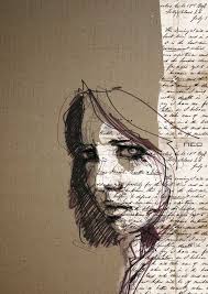 Using A Variety Of Different Tools Including A Bic Pen Watercolors And Chinese Ink Artist Florian Nicolle Creates Mixed Media Portrait Medium Art Collage Art