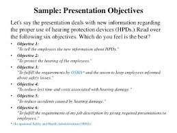 Writing Objectives Power Point
