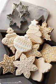 Melusine H Bonbons De Noel Cookies Decores Biscuit De Noel