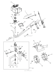 The throttle cable end should just push out of the bellcrank toward the driver side of the car, with the pressure released from the cable. Mantis Tiller Parts Diagram