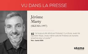 Spotted in the press: Jerome Marty (SKEMA 1997), Managing Director France  at Pinterest