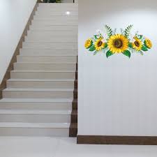 Add some country style to your home on a budget with these sunflower dollar store diy home decor ideas. Sunflower Pvc Wall Stickers Self Adhensive Bedroom Living Room Decor 30 60cm Children S Bedroom Girl Decor Decals Stickers Vinyl Art Uniforce Home Garden