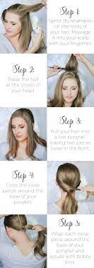 This look is perfect for when you haven't gotten around to washing your hair in a few days. Easy Second Day Hairstyles Ashley Brooke Nicholas