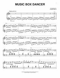 Music Box Dancer Sheet Music Piano Sheet Music Digital Sheet Music