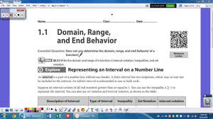 Find the domain and range. Algebra 2 1 1 Notes Domain Range And End Behaviro Floresville High School