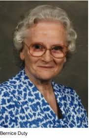 Bernice Kathryn Goodson Duty (1921-2013)