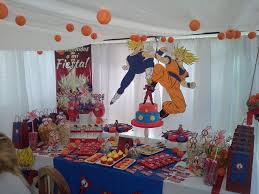 Decoracion Dragon Ball Z Fiesta De Goku Decoracion De Cumpleanos Pasteles De Goku