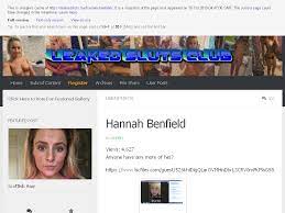 Hannah benfield leak