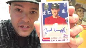 Topps vintage 1966 #2 ugly sticker make your own name card there is a slight dent line center left near hair that does not show in the scan shipping: Signing My Own Baseball Cards At The Topps Headquarters Youtube