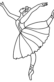 Barbie on a stool in the summer. Beautiful Ballerina Coloring Page Online Or Printable For Free