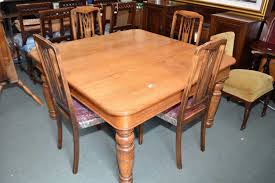 Verina grey/espresso dining room set with square table. Large Antique Quarter Cut Oak 54 Square Dining Table With Heavy Bulbous Leg And Three Insert 25 In