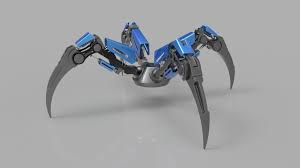 Robot Leg 3d Model Robot Leg Metal Robot Robot Concept Art
