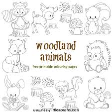 Everyone loves to colors, regardless of age! Woodland Animal Colouring Pages Animal Coloring Pages Animal Coloring Books Woodland Animals