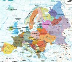 Carta geogr f p murale italia. Cartina Europa Fisica Da Stampare Formato A4 Cartina
