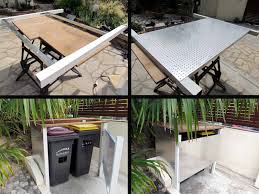 Résultat de recherche d'images pour cache poubelle bois a faire soi meme. Fabriquer Un Cache Poubelles Au Jardin De Mo Et Marc