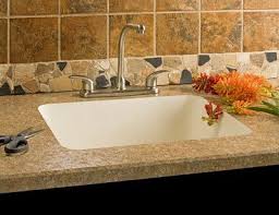 Cabinet discounters is partnered with creative in counters to provide exceptional bathroom countertops, vanity tops, shower surrounds and other solid surface products for your bathroom. Molded In Sinks Single Basin Kitchen Sink Sinks Kitchen Stainless Sink
