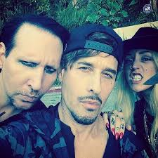 Steven Klein, Brooke Candy and Marilyn Manson @SKstudly @marilynmanson  #MarilynManson