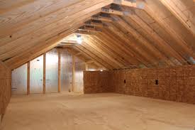 24 X24 Attic Truss Two Story Two Car Garage Interior 2nd Floor Visit Our Website At Www Lappstructu Two Story Garage Garage Plans With Loft Garage Interior