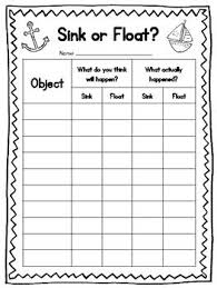 sink or float teaching resources