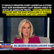 FOX: “Fair to say Russia attacked unprovoked?” HEGSETH: “Fair to say it's a  very complicated situation.”🤔 🚨The Trump administration has entirely  adopted Putin's framing of Russia's War