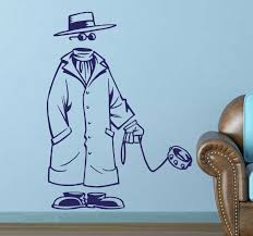 They will present chapel at the invisible dog in september 2015. Invisible Man Wall Sticker Tenstickers