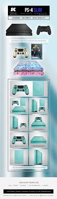 Ps4 Console Mock Up Mockup Ps4 Console Ps4
