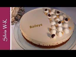 Egal ob als dessert oder für ein kaffeekränzchen, der spaghettieis kuchen ohne backen schmeckt immer köstlich. Baileystorte Youtube Kuchen Und Torten Kuchen Und Torten Rezepte Einzigartige Kuchen