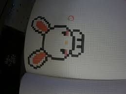 Un Petit Lapin En Pixel Petit Lapin Lapin Pixel
